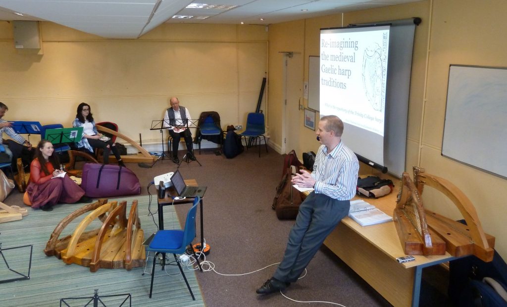 My medieval repertory workshop. Photo: Karen Loomis