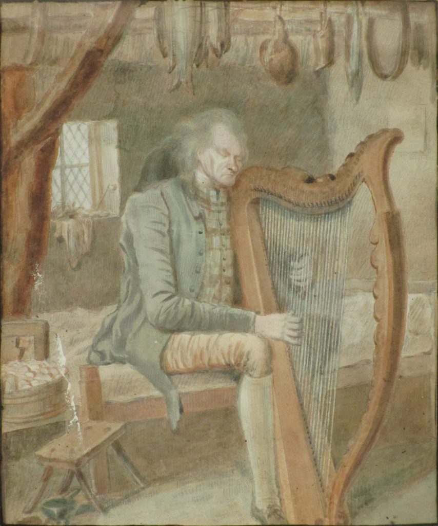Portrait of Dennis Hampson (Hempson or O'Hampsey), commissioned by General Hart. Image © Henry Hart, reproduced here with permission.