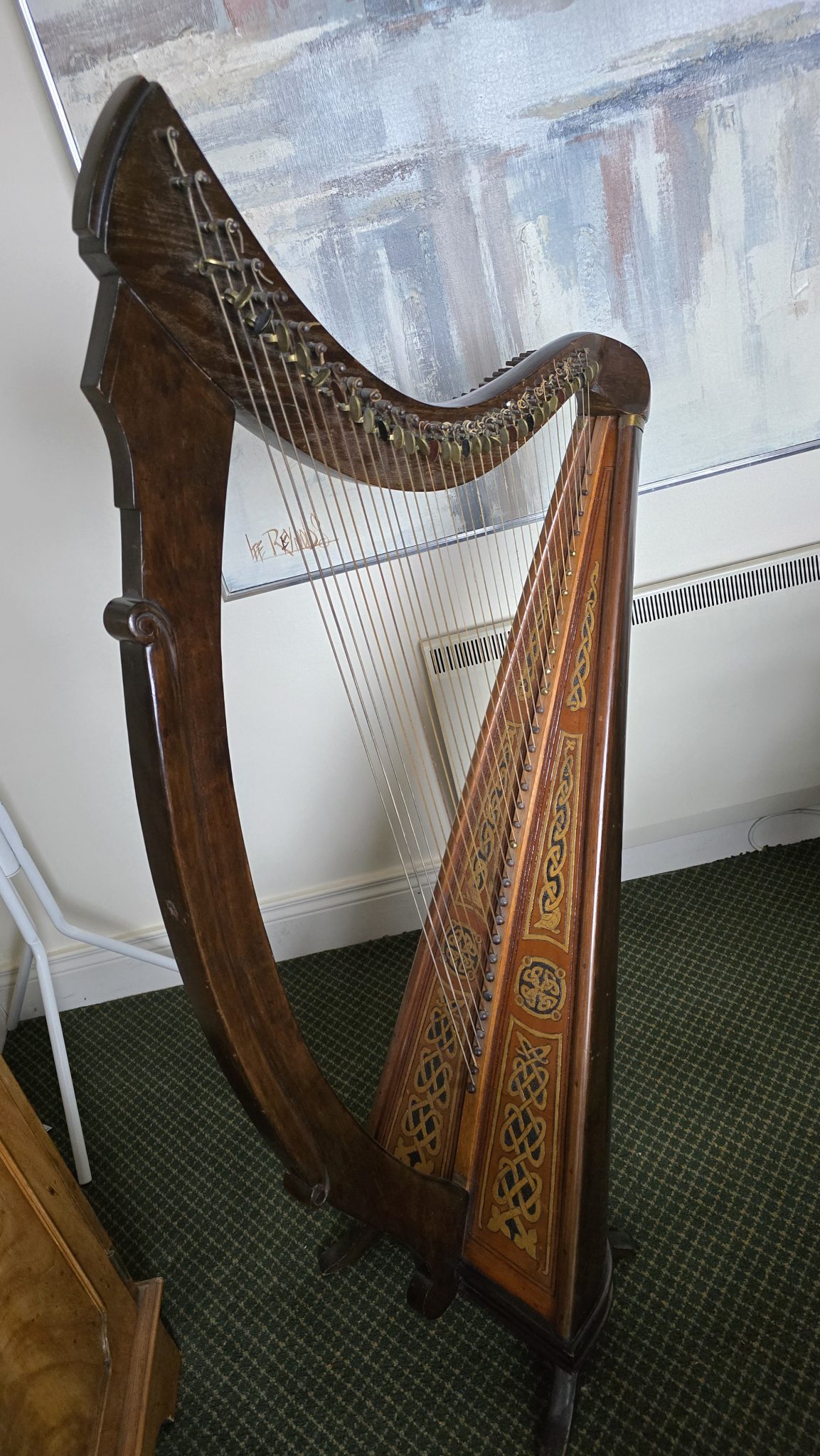 Arthur's harp McFall Tara style