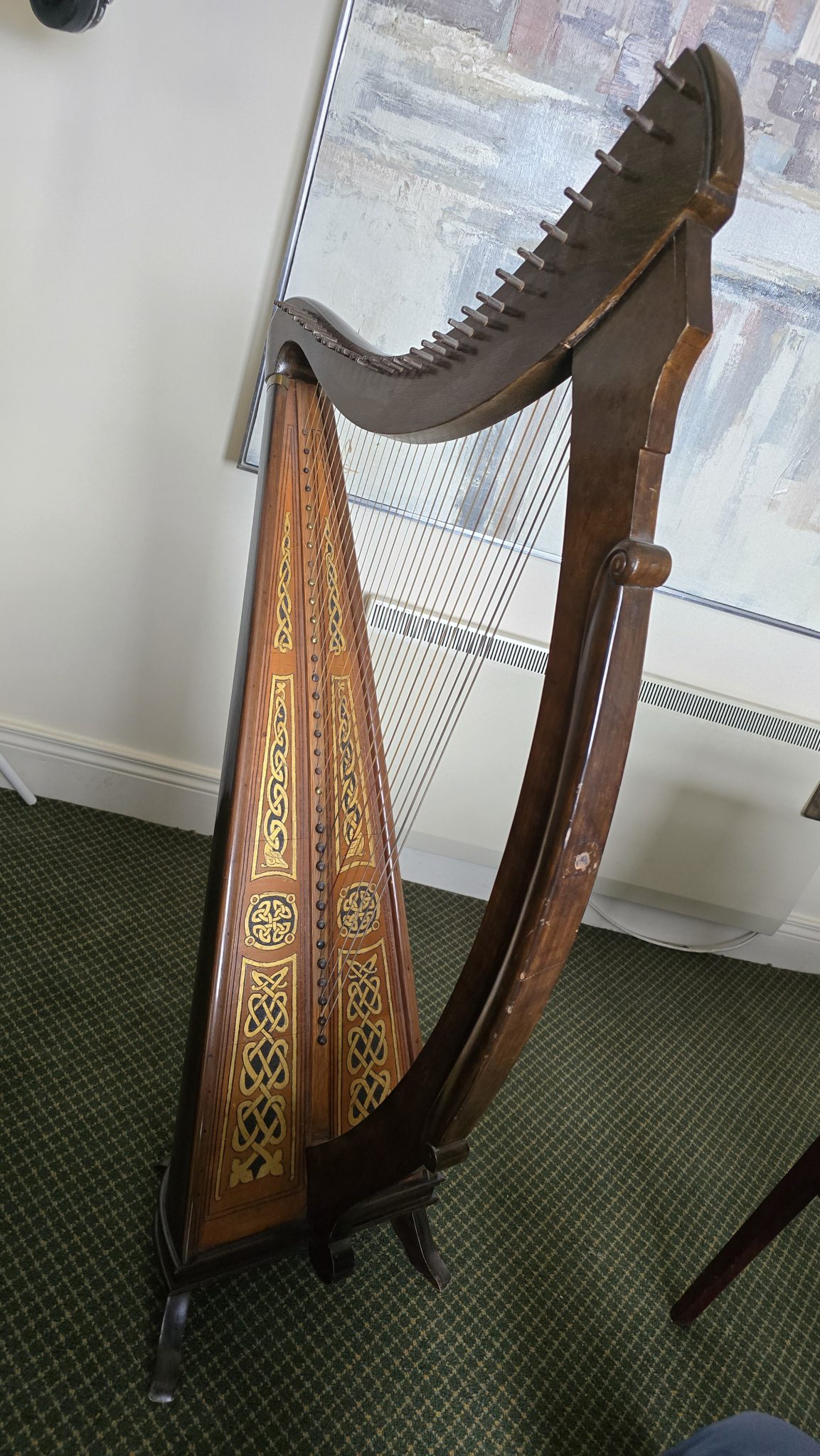 Arthur's harp McFall Tara style